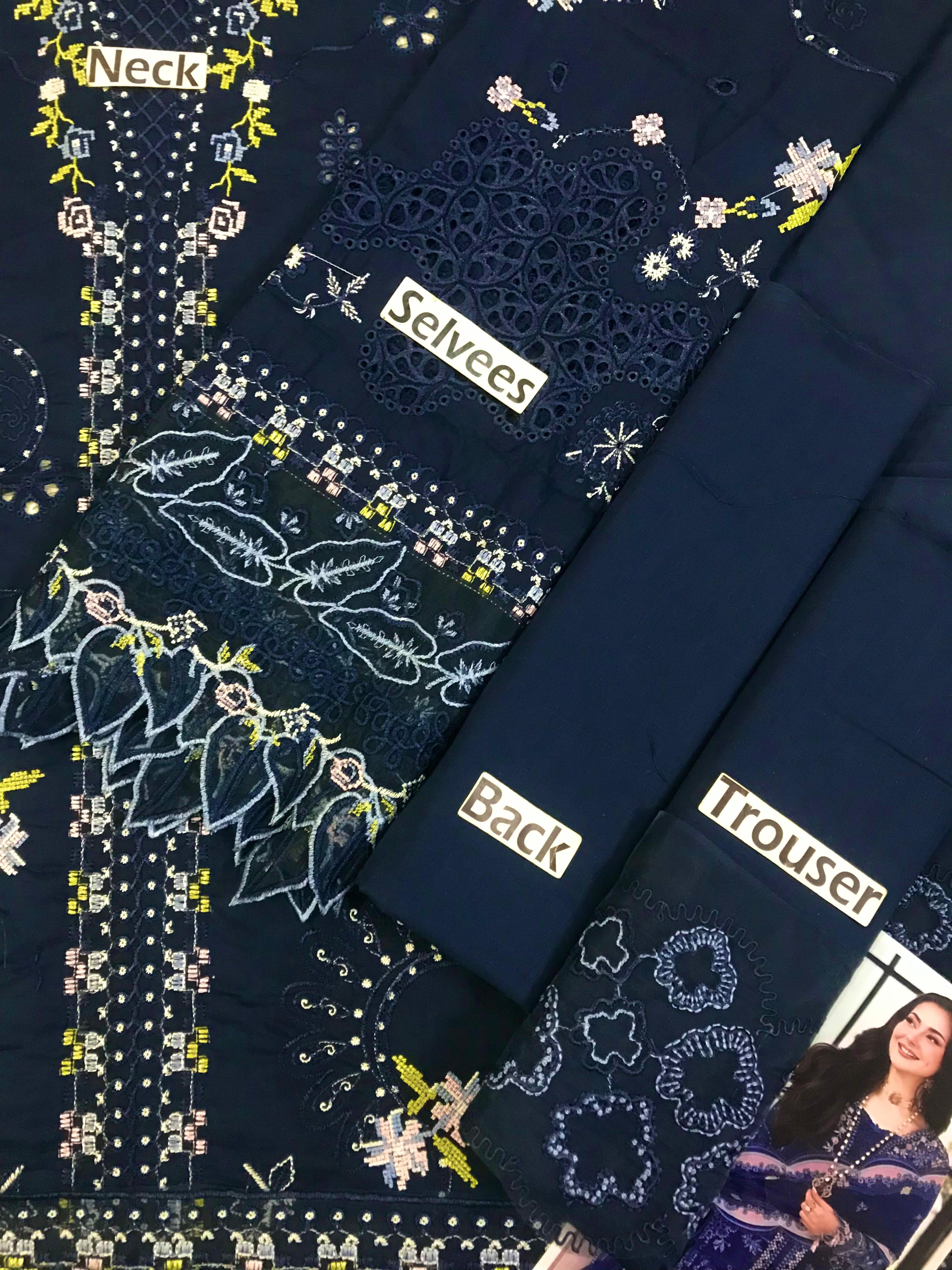 3 Piece Unstitched | Festive Wear